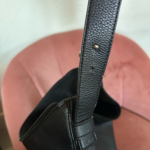 Black Studded Hobo Bag - Picture 5 of 6